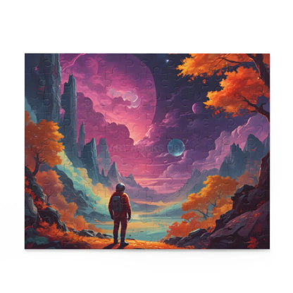 Surreal Space Explorer Jigsaw Puzzle —(120/252/500 pcs) - Puzzle