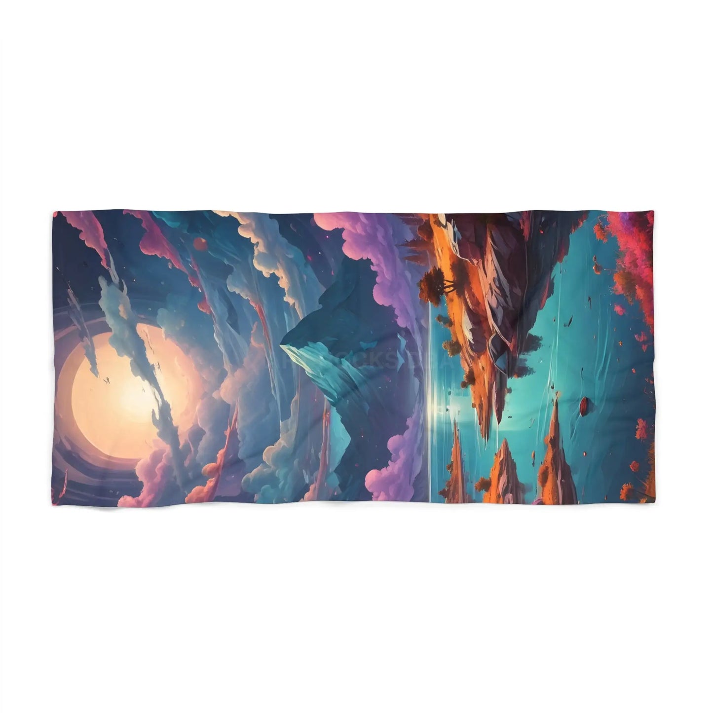 Surreal Sunset Beach Towel - 36’’ × 72’’ - Home Decor
