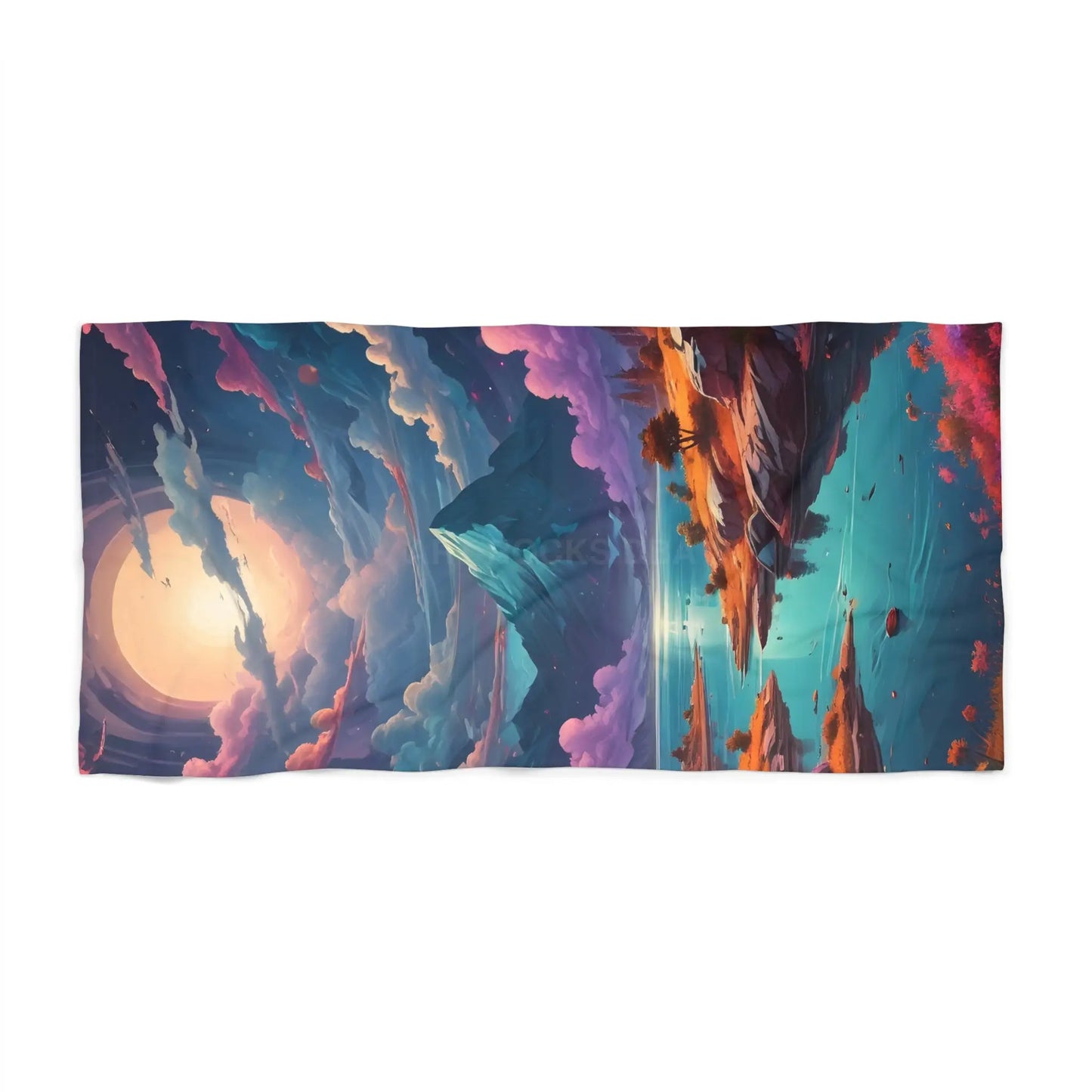 Surreal Sunset Beach Towel - Home Decor