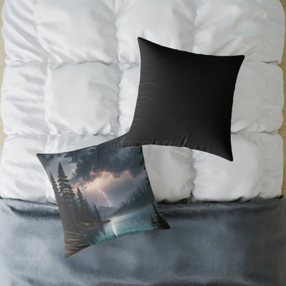 Thunderstorm on The Lake Pillow Cozy Home Decor Rustic Gift Outdoor Vibes Nature Lover’s Accent Cushion - Home Decor