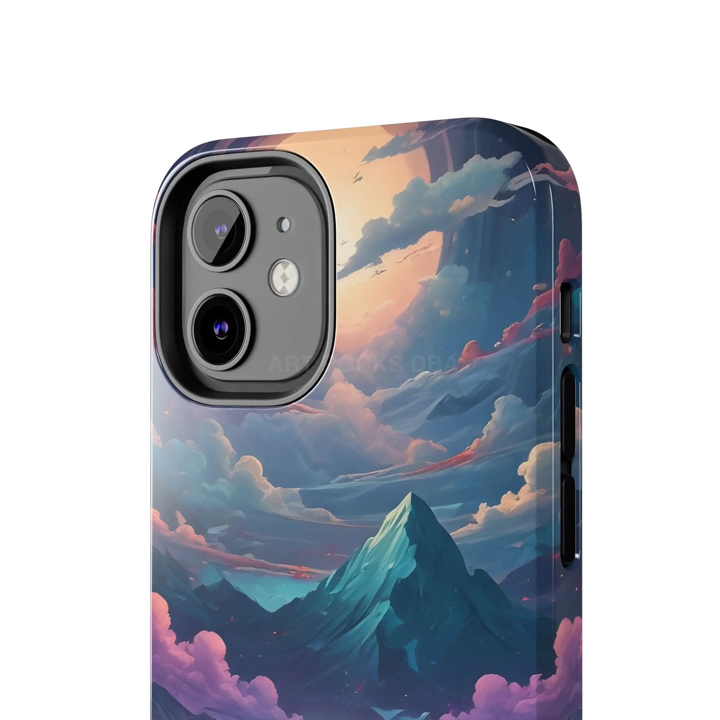 Trippy Landscape Tough Phone Cases | Nature Vibe Outdoor Lovers Gift for Adventurers Ideal for Travel Landscape Design