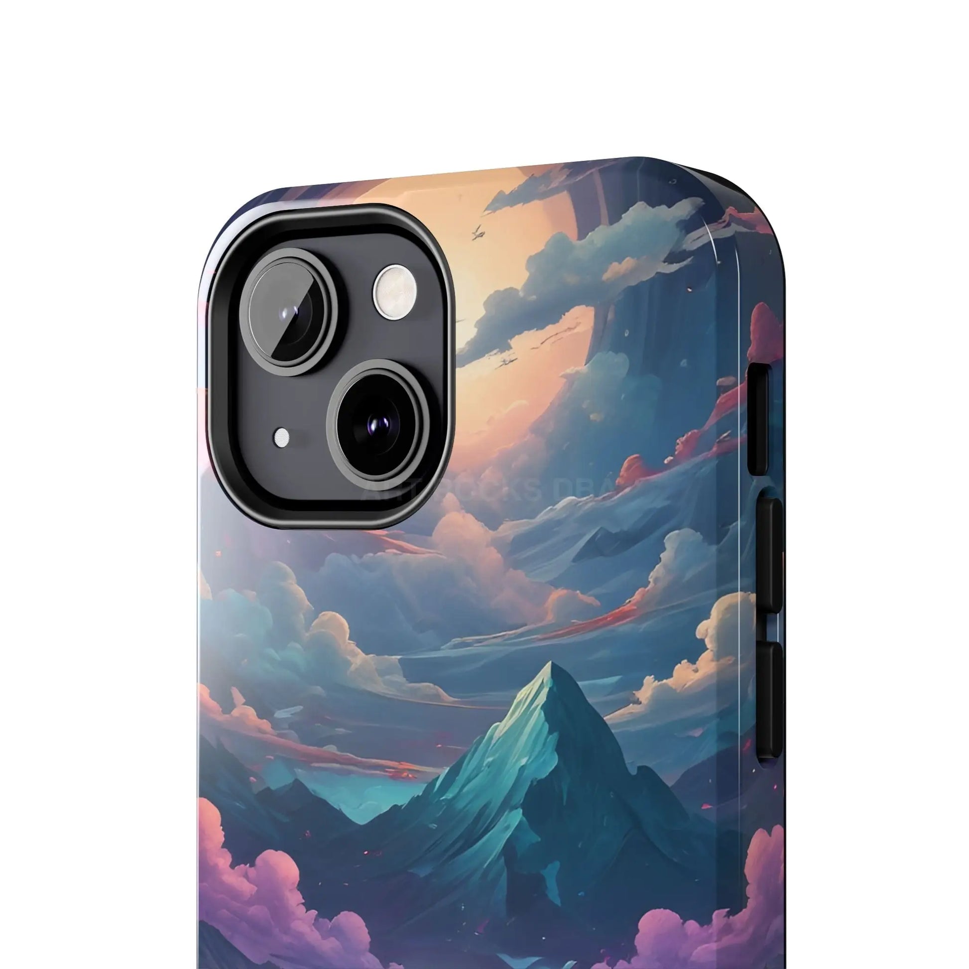 Trippy Landscape Tough Phone Cases | Nature Vibe Outdoor Lovers Gift for Adventurers Ideal for Travel Landscape Design