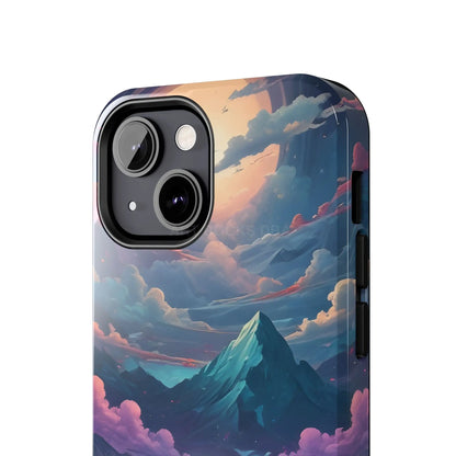 Trippy Landscape Tough Phone Cases | Nature Vibe Outdoor Lovers Gift for Adventurers Ideal for Travel Landscape Design