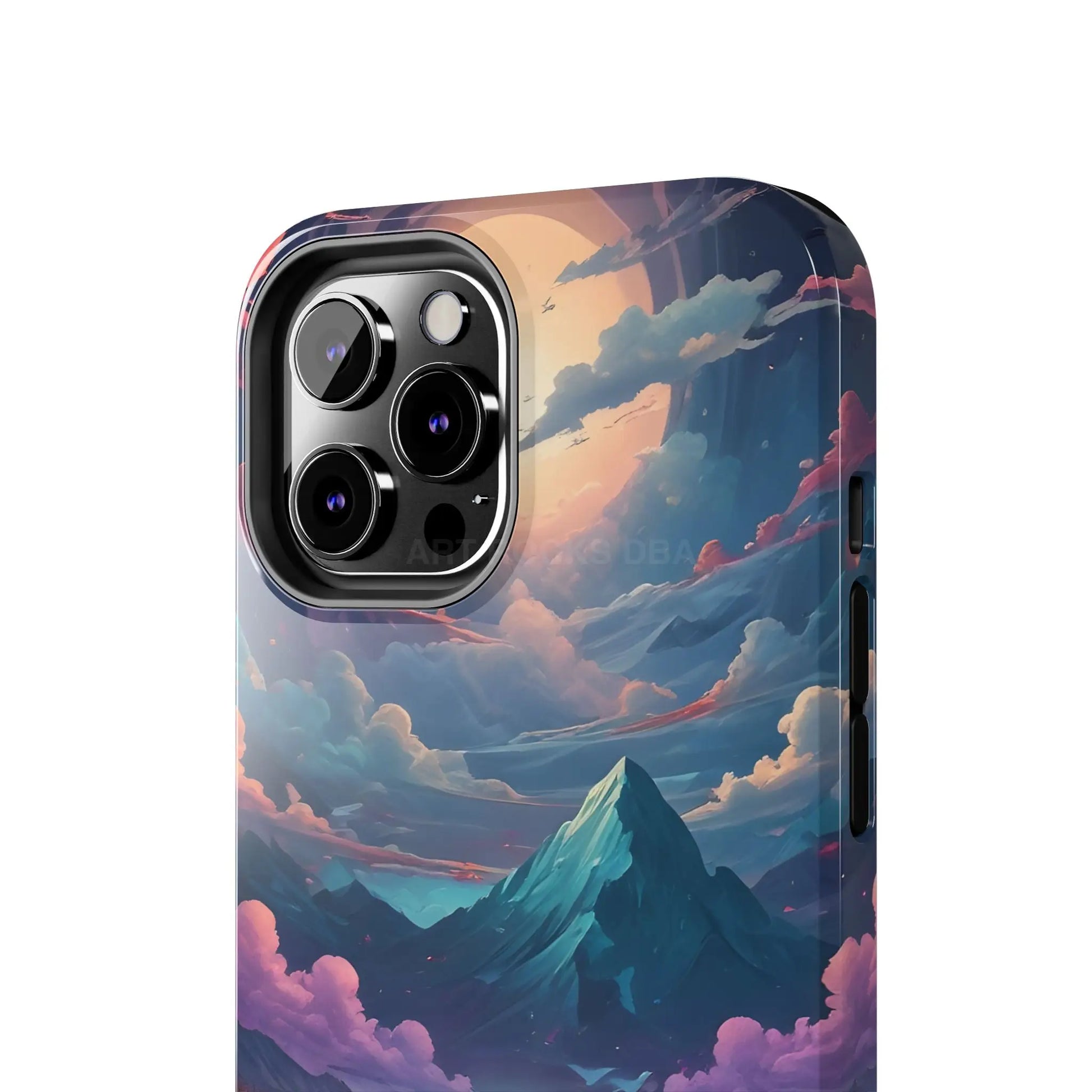 Trippy Landscape Tough Phone Cases | Nature Vibe Outdoor Lovers Gift for Adventurers Ideal for Travel Landscape Design