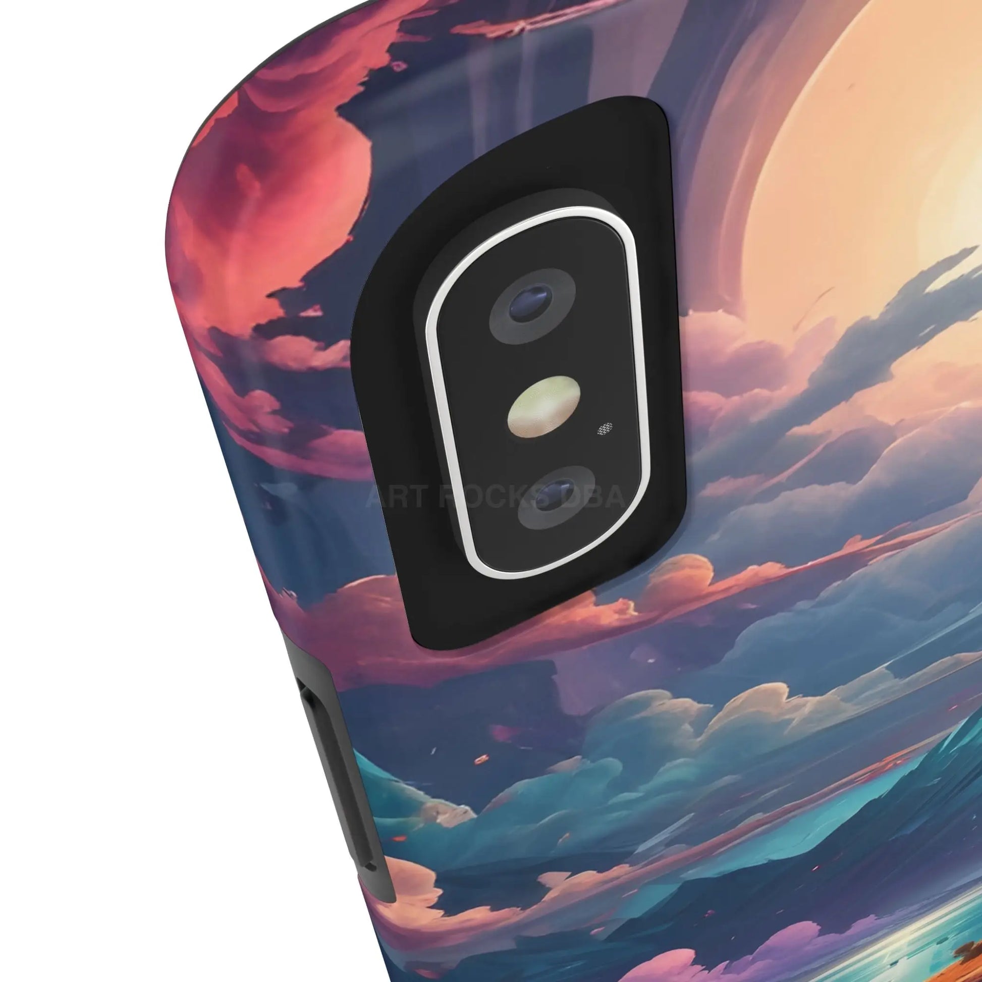 Trippy Landscape Tough Phone Cases | Nature Vibe Outdoor Lovers Gift for Adventurers Ideal for Travel Landscape Design