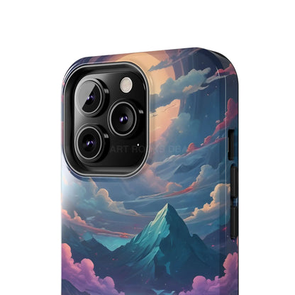 Trippy Landscape Tough Phone Cases | Nature Vibe Outdoor Lovers Gift for Adventurers Ideal for Travel Landscape Design