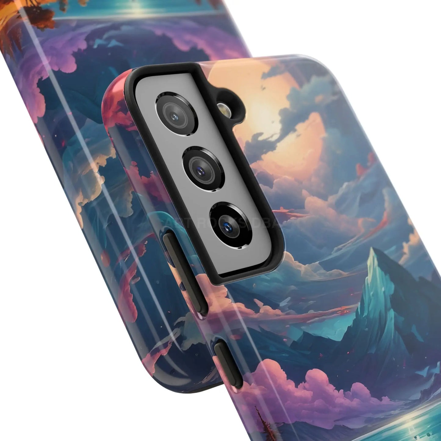 Trippy Landscape Tough Phone Cases | Nature Vibe Outdoor Lovers Gift for Adventurers Ideal for Travel Landscape Design