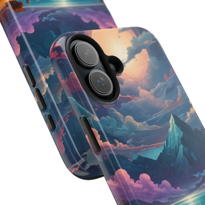 Trippy Landscape Tough Phone Cases | Nature Vibe Outdoor Lovers Gift for Adventurers Ideal for Travel Landscape Design