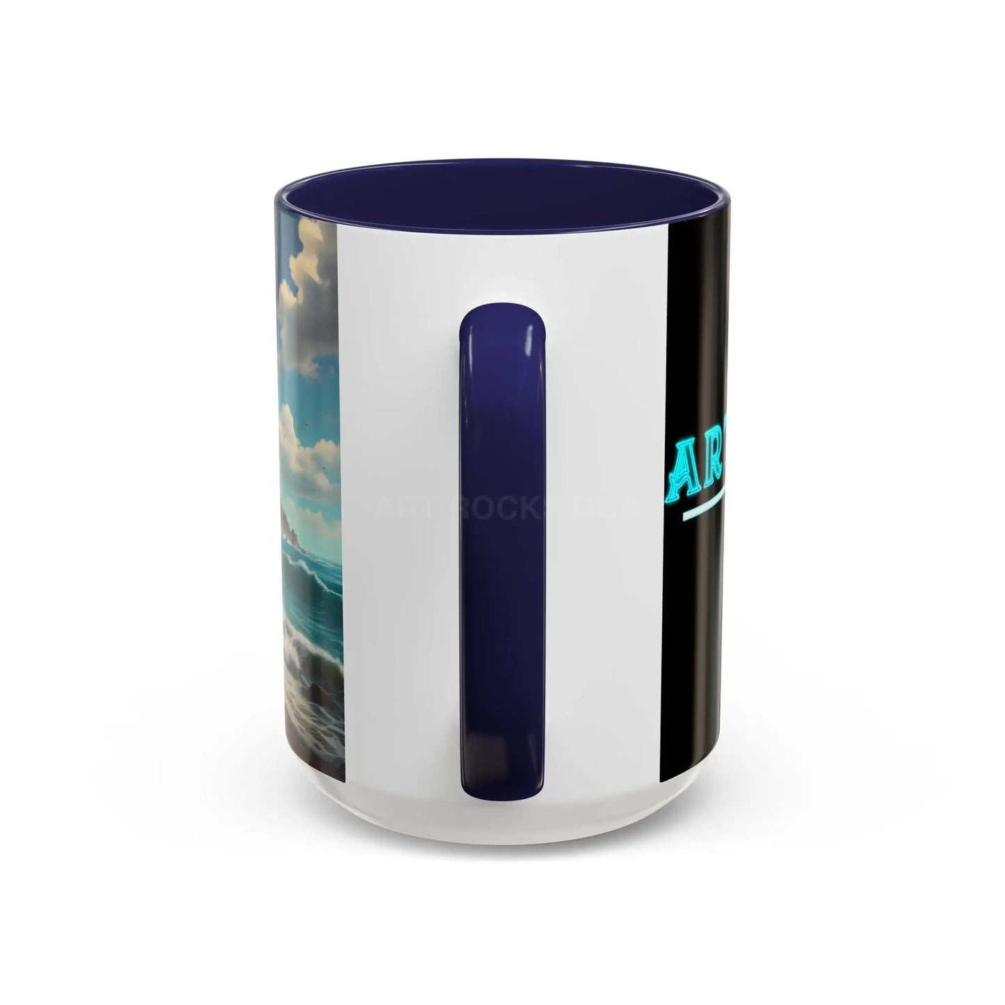 Tropical Beach Coffee Mug — Scenic Ocean View Accent Mug (11/15oz) - Mug