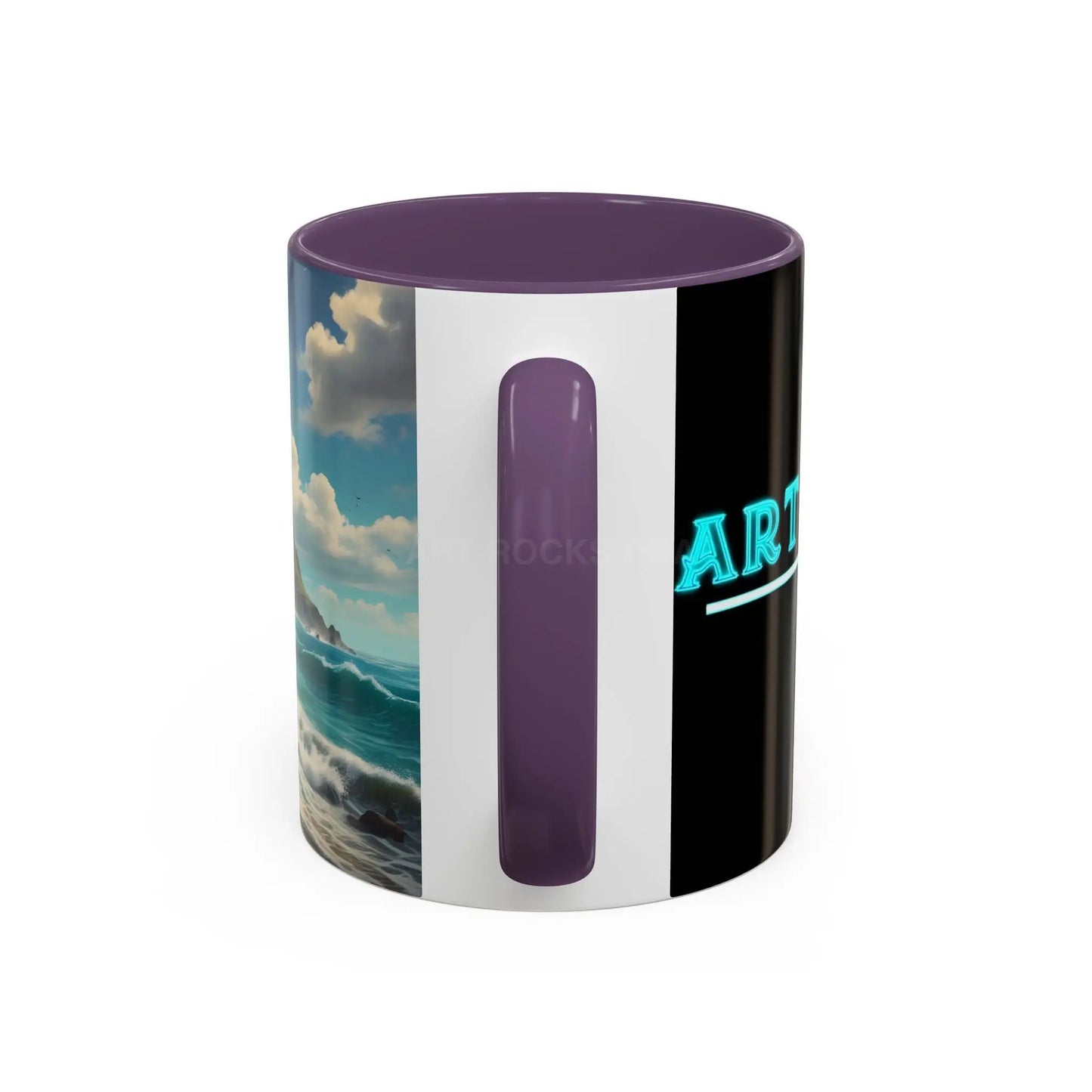 Tropical Beach Coffee Mug — Scenic Ocean View Accent Mug (11/15oz) - Mug
