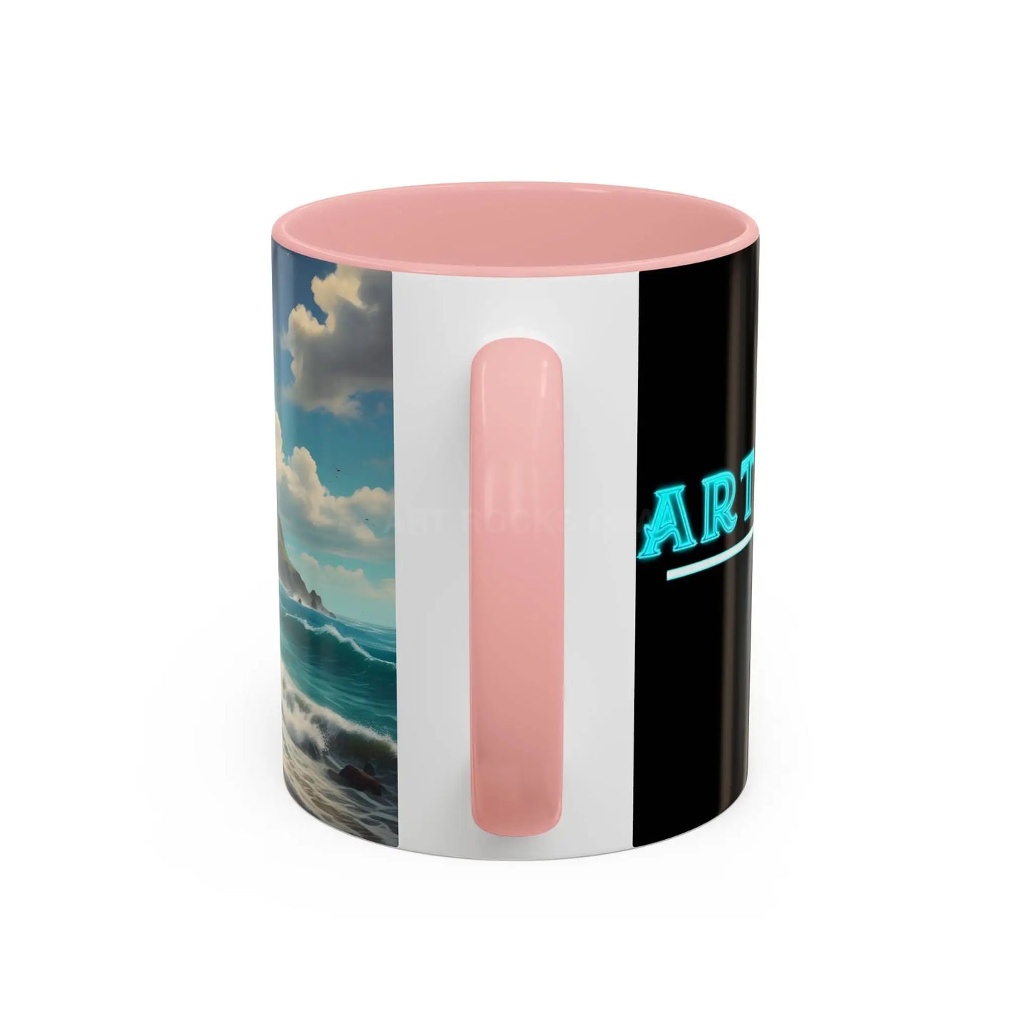 Tropical Beach Coffee Mug — Scenic Ocean View Accent Mug (11/15oz) - Mug