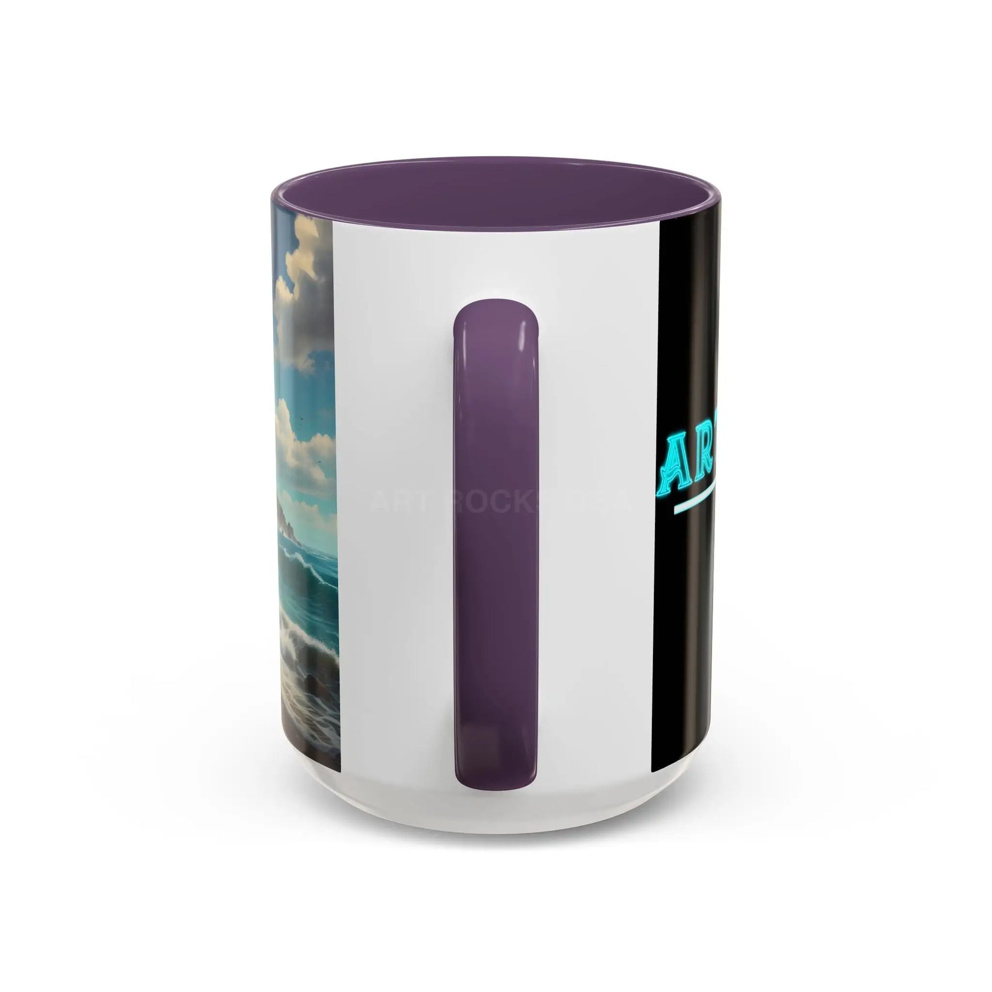 Tropical Beach Coffee Mug — Scenic Ocean View Accent Mug (11/15oz) - Mug