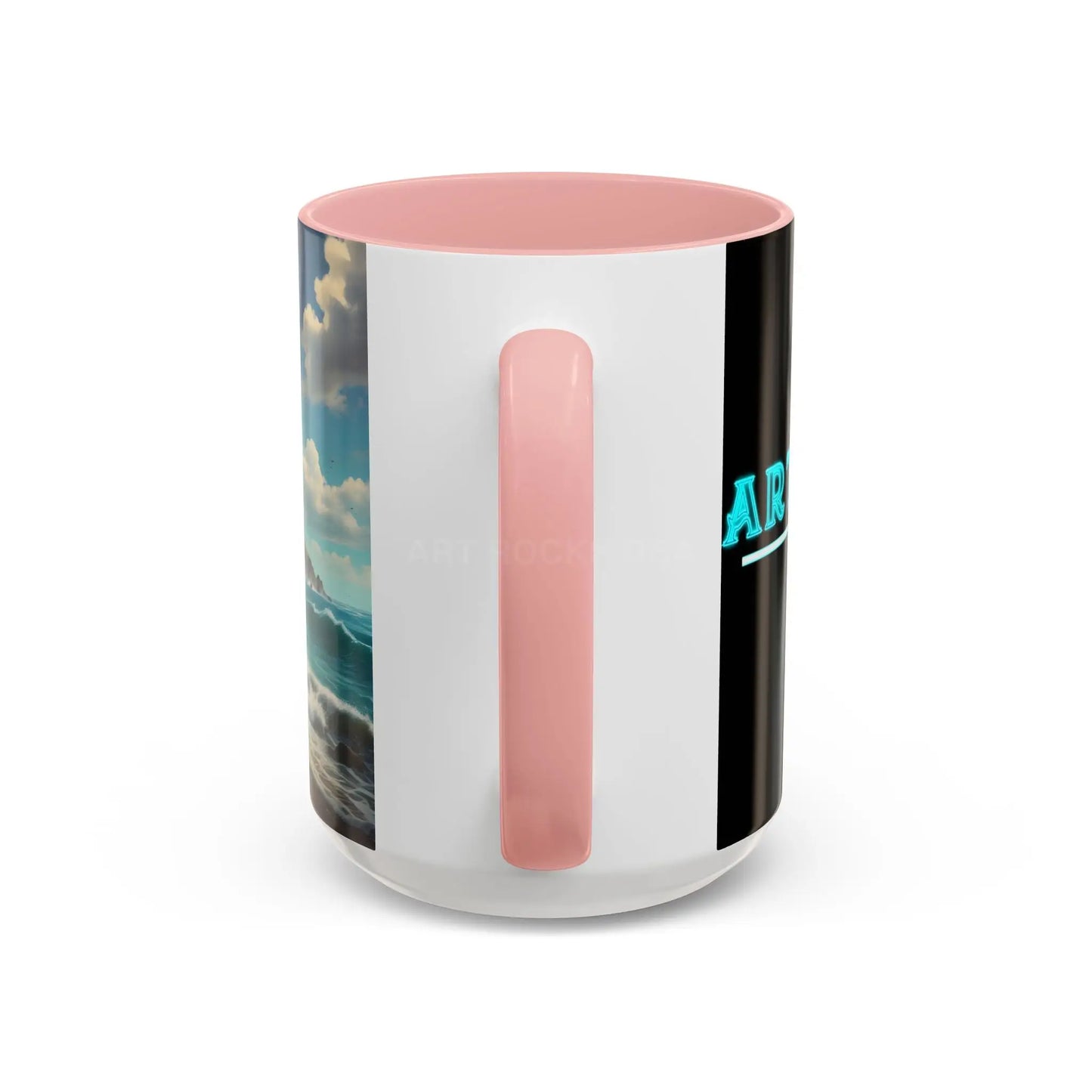 Tropical Beach Coffee Mug — Scenic Ocean View Accent Mug (11/15oz) - Mug