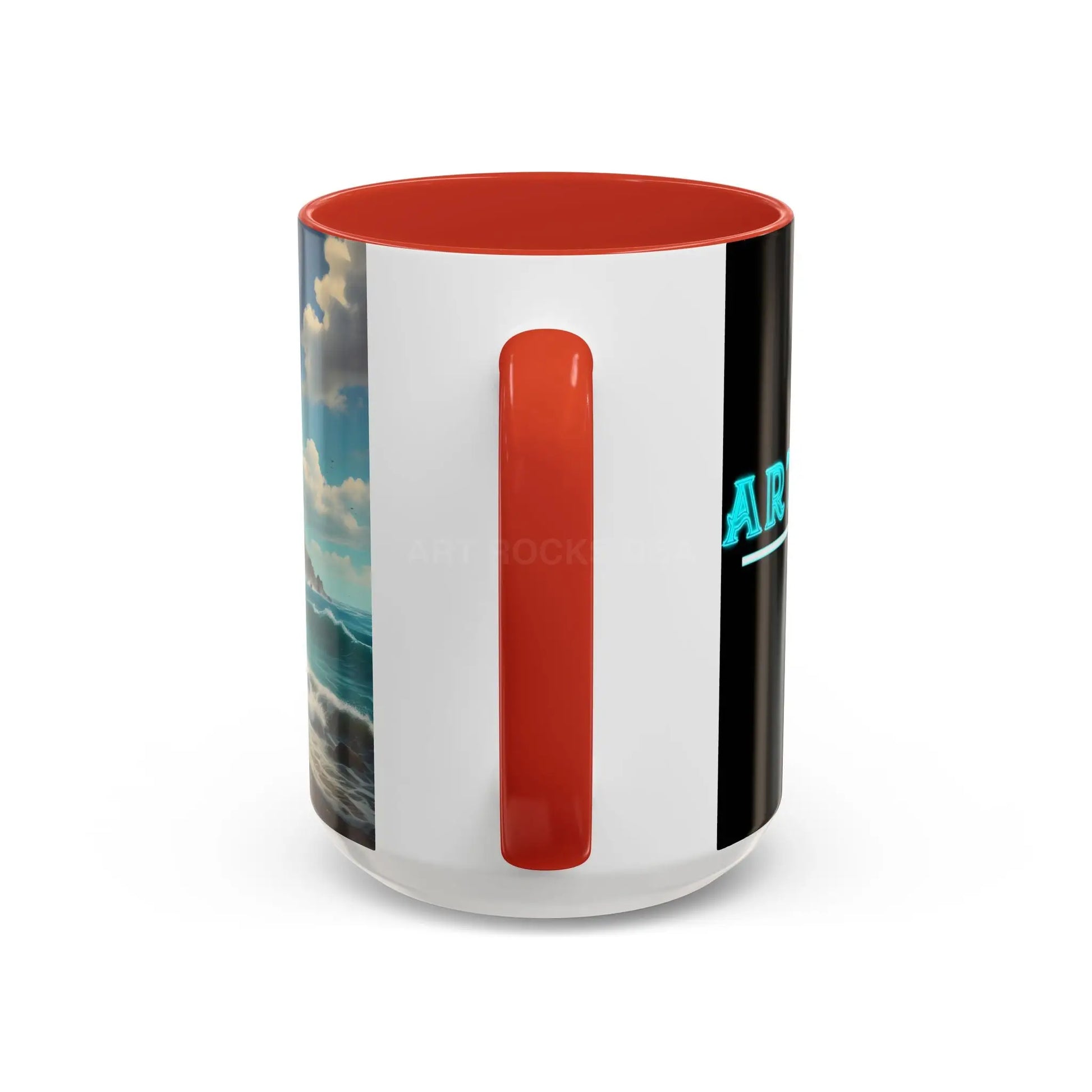 Tropical Beach Coffee Mug — Scenic Ocean View Accent Mug (11/15oz) - Mug