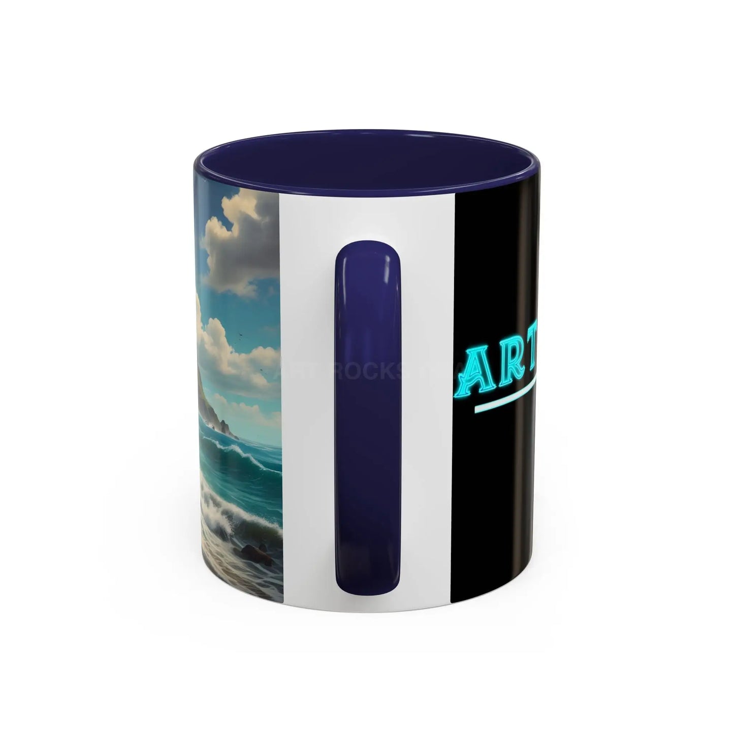 Tropical Beach Coffee Mug — Scenic Ocean View Accent Mug (11/15oz) - Mug