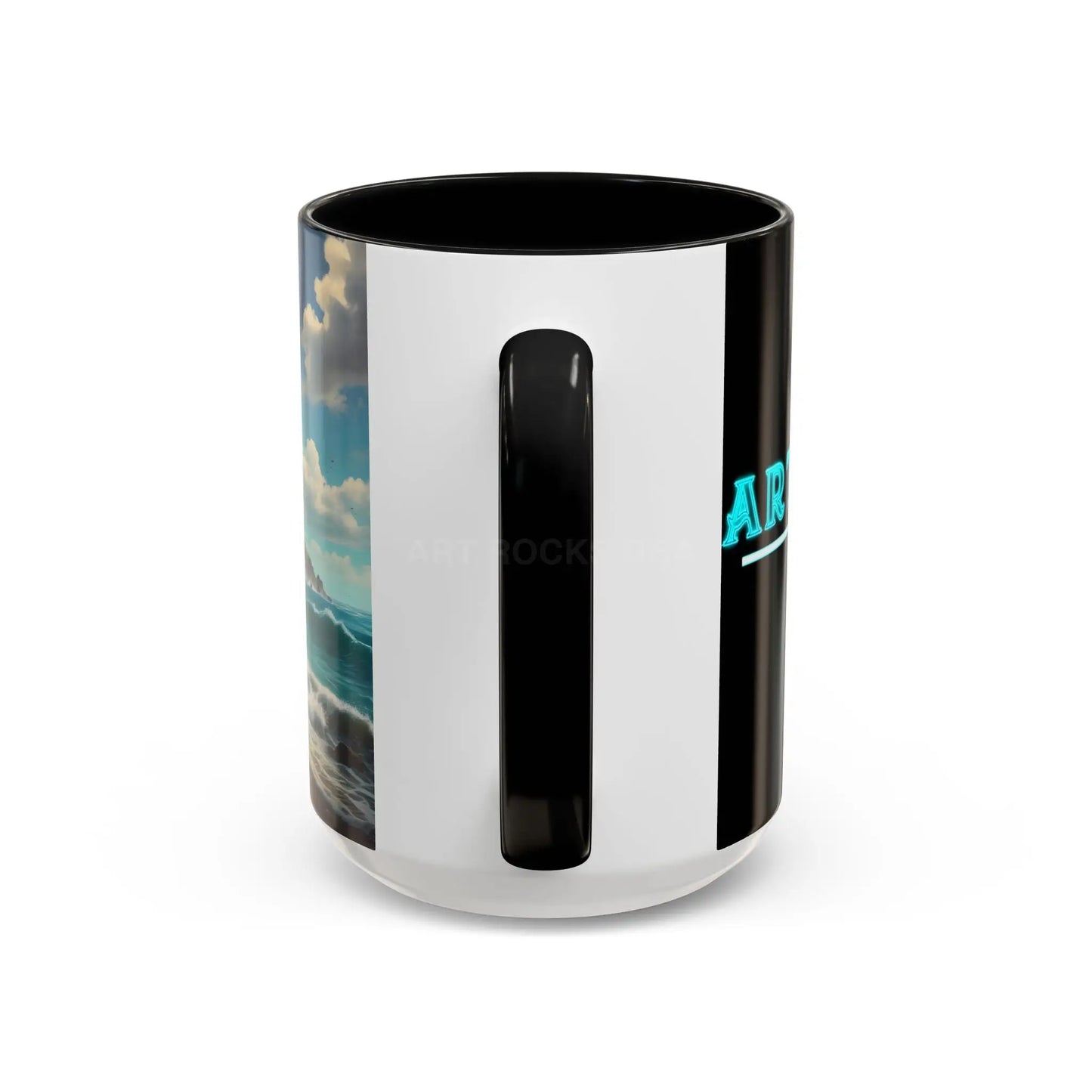 Tropical Beach Coffee Mug — Scenic Ocean View Accent Mug (11/15oz) - Mug