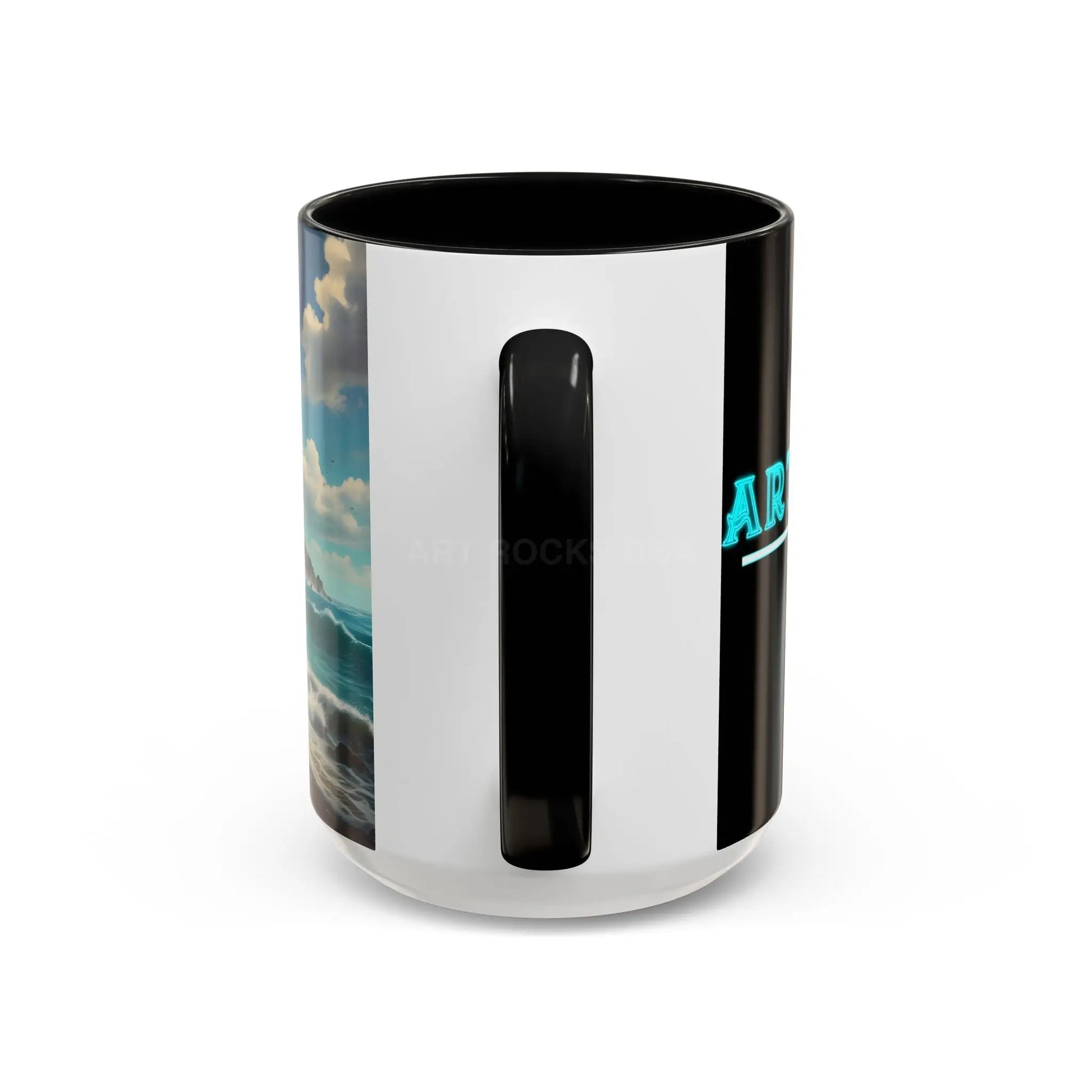 Tropical Beach Coffee Mug — Scenic Ocean View Accent Mug (11/15oz) - Mug