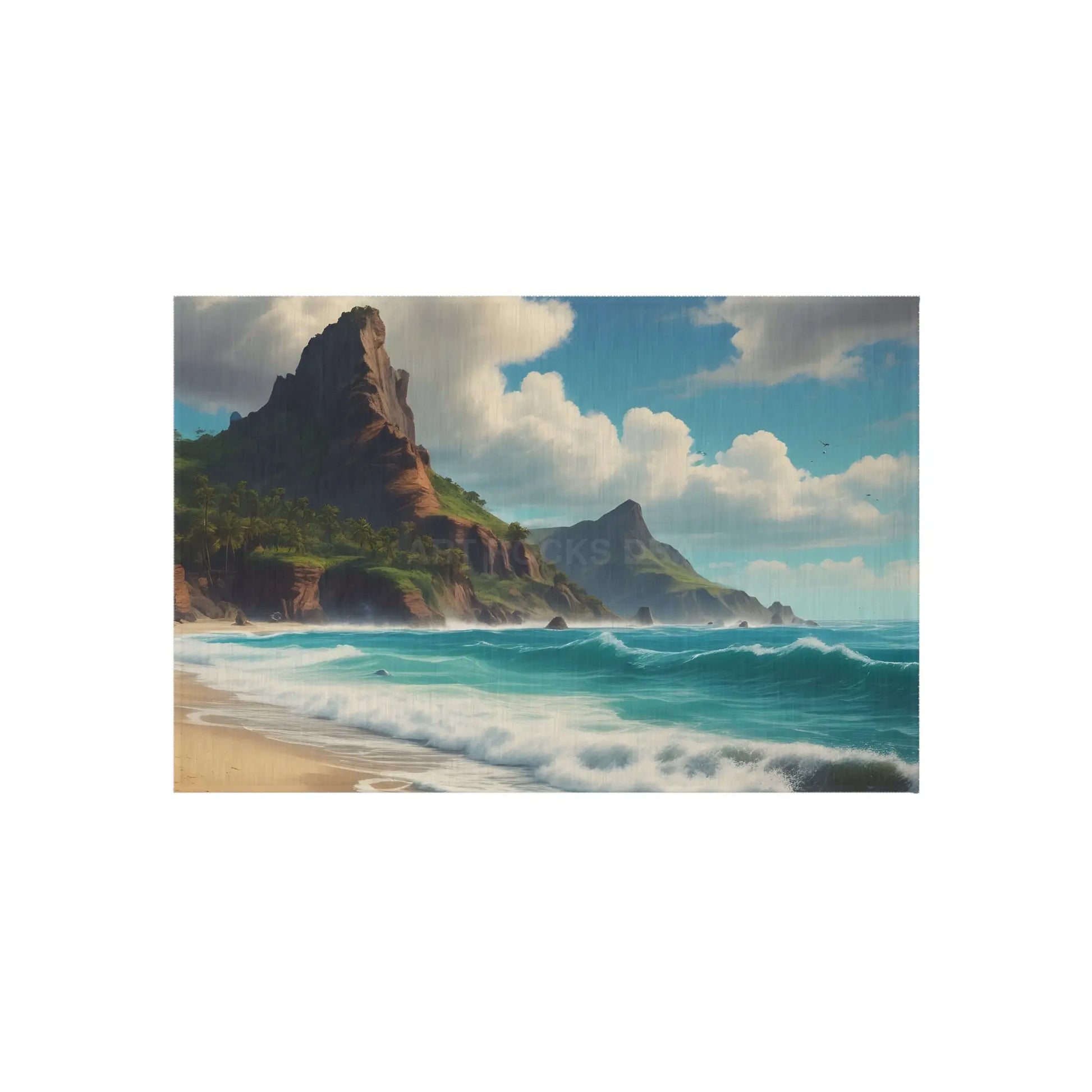 Tropical Beach Outdoor Rug Ideal for Patios Decks and Camping Perfect for Summer Gatherings Relaxing Vibes Beach Decor