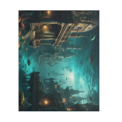 Underwater City Ruins Jigsaw (120/252/500 pcs) - Puzzle