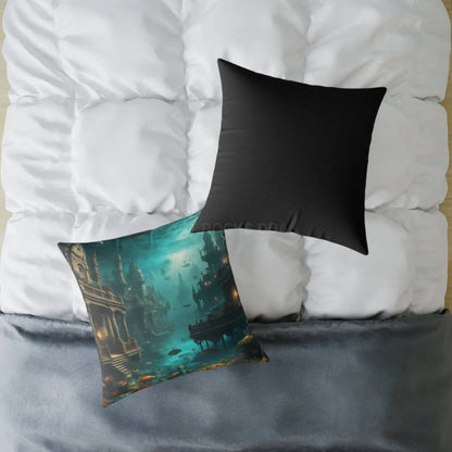 Underwater Fantasy Pillow Decorative Home Cushion Ocean-Themed Gift Living Room Decor Nautical Bedroom Accessory - Home