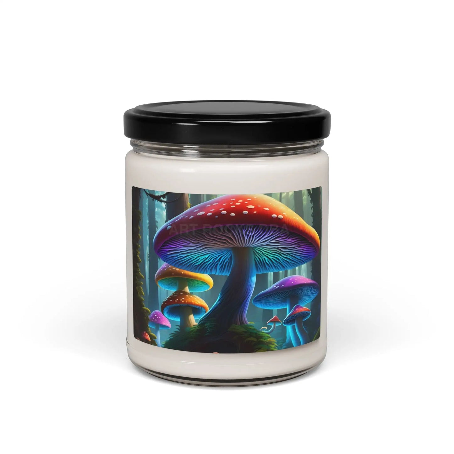 Vibrant Mushroom Scented Soy Candle | Cozy Ambiance for Relaxation Home Decor Gifts Eco-Friendly Candle Aromatherapy