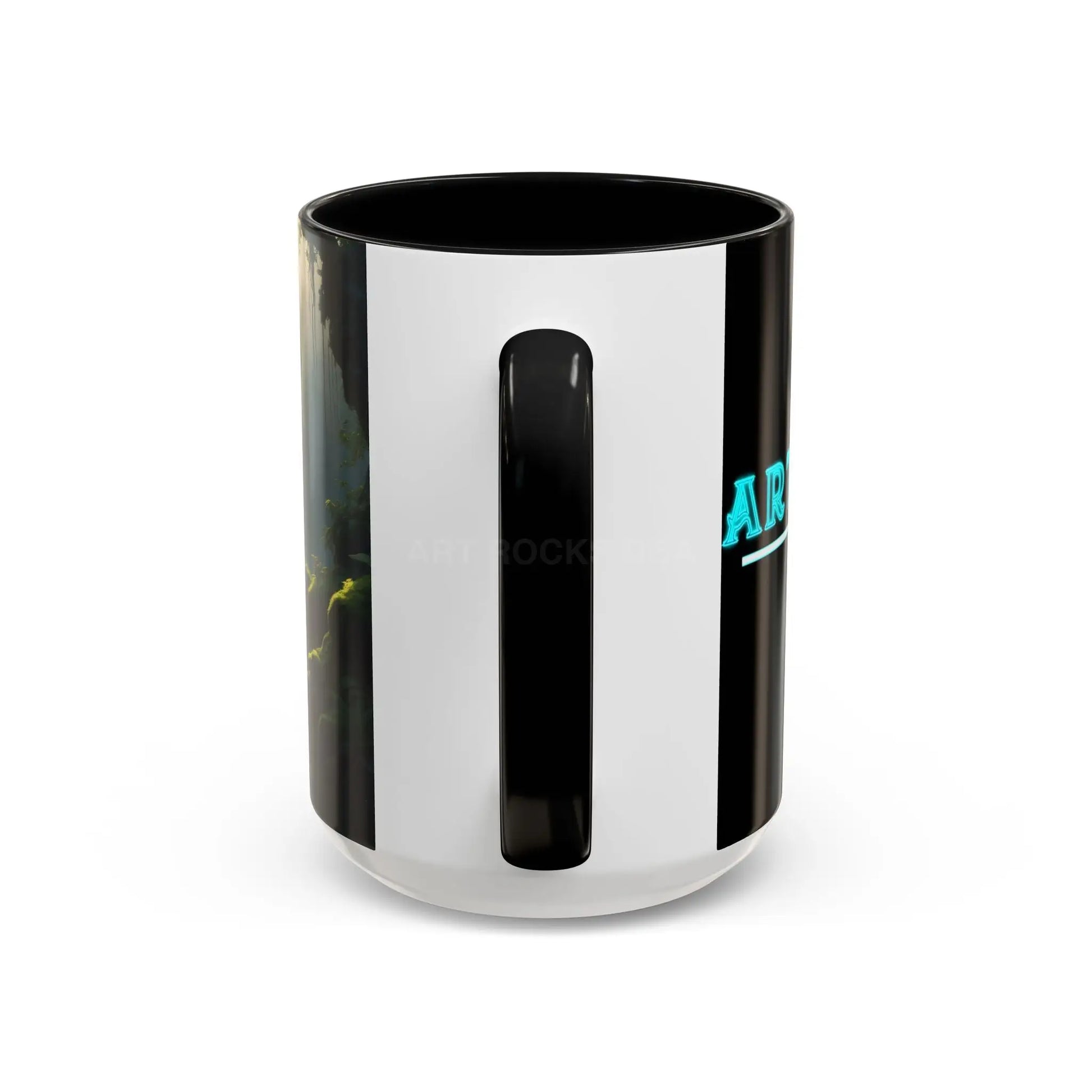 Waterfall Accent Coffee Mug – Scenic Nature Art Mug (11/15oz) - Mug