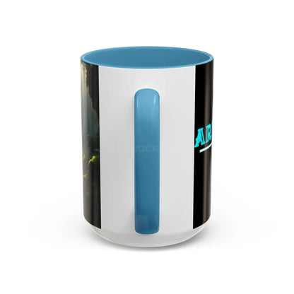 Waterfall Accent Coffee Mug – Scenic Nature Art Mug (11/15oz) - Mug