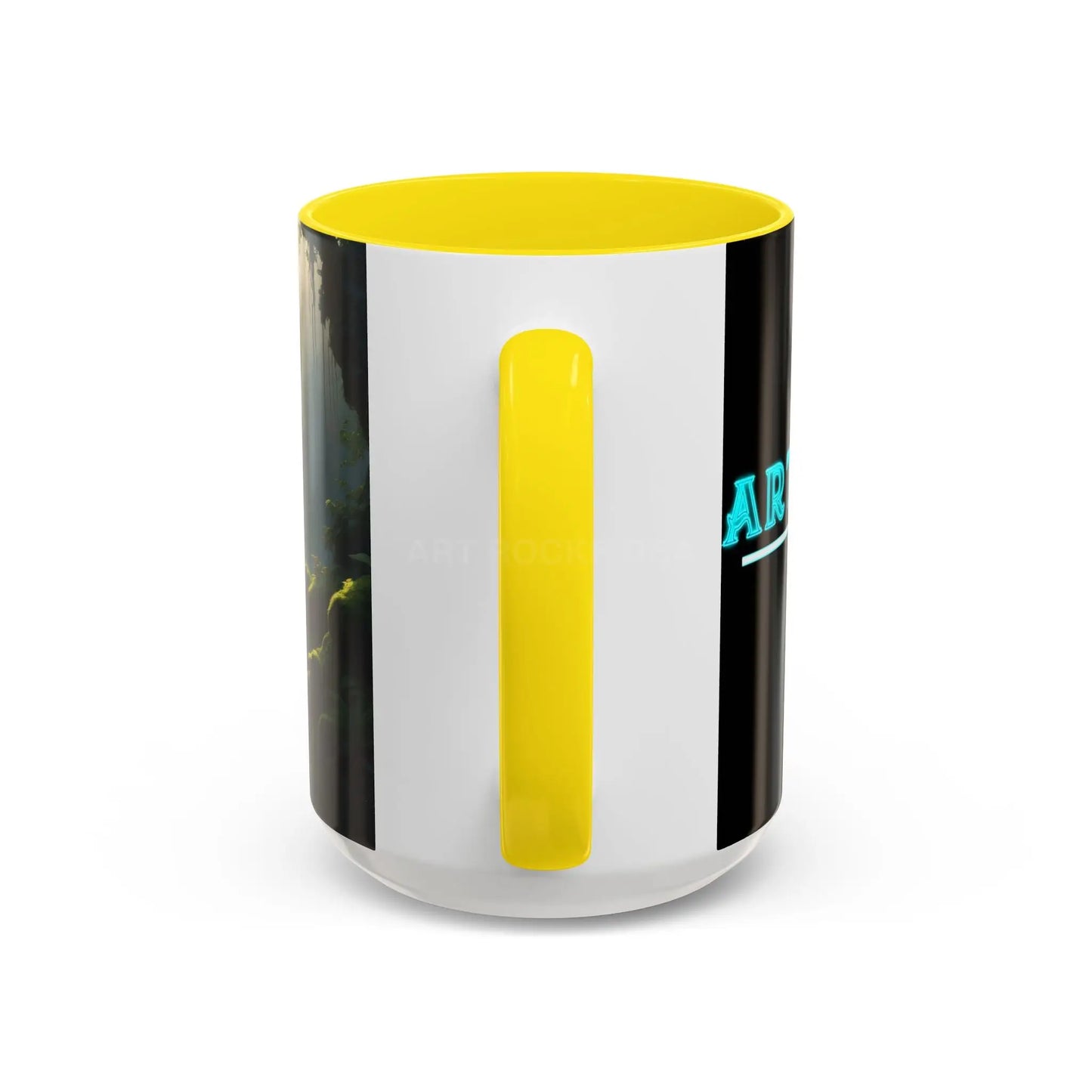 Waterfall Accent Coffee Mug – Scenic Nature Art Mug (11/15oz) - Mug