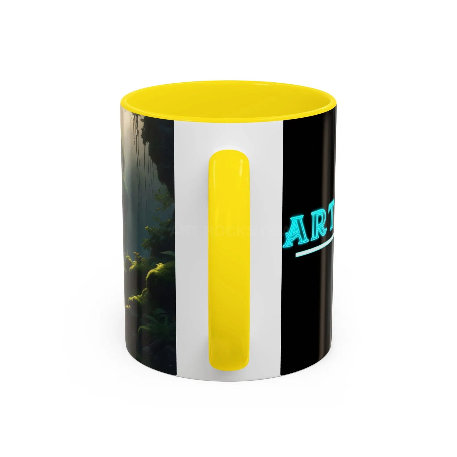 Waterfall Accent Coffee Mug – Scenic Nature Art Mug (11/15oz) - Mug