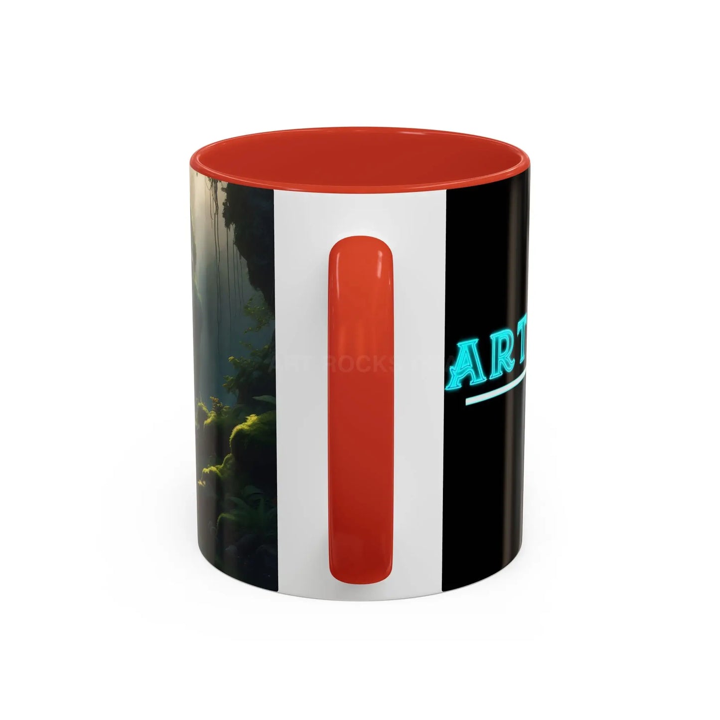 Waterfall Accent Coffee Mug – Scenic Nature Art Mug (11/15oz) - Mug