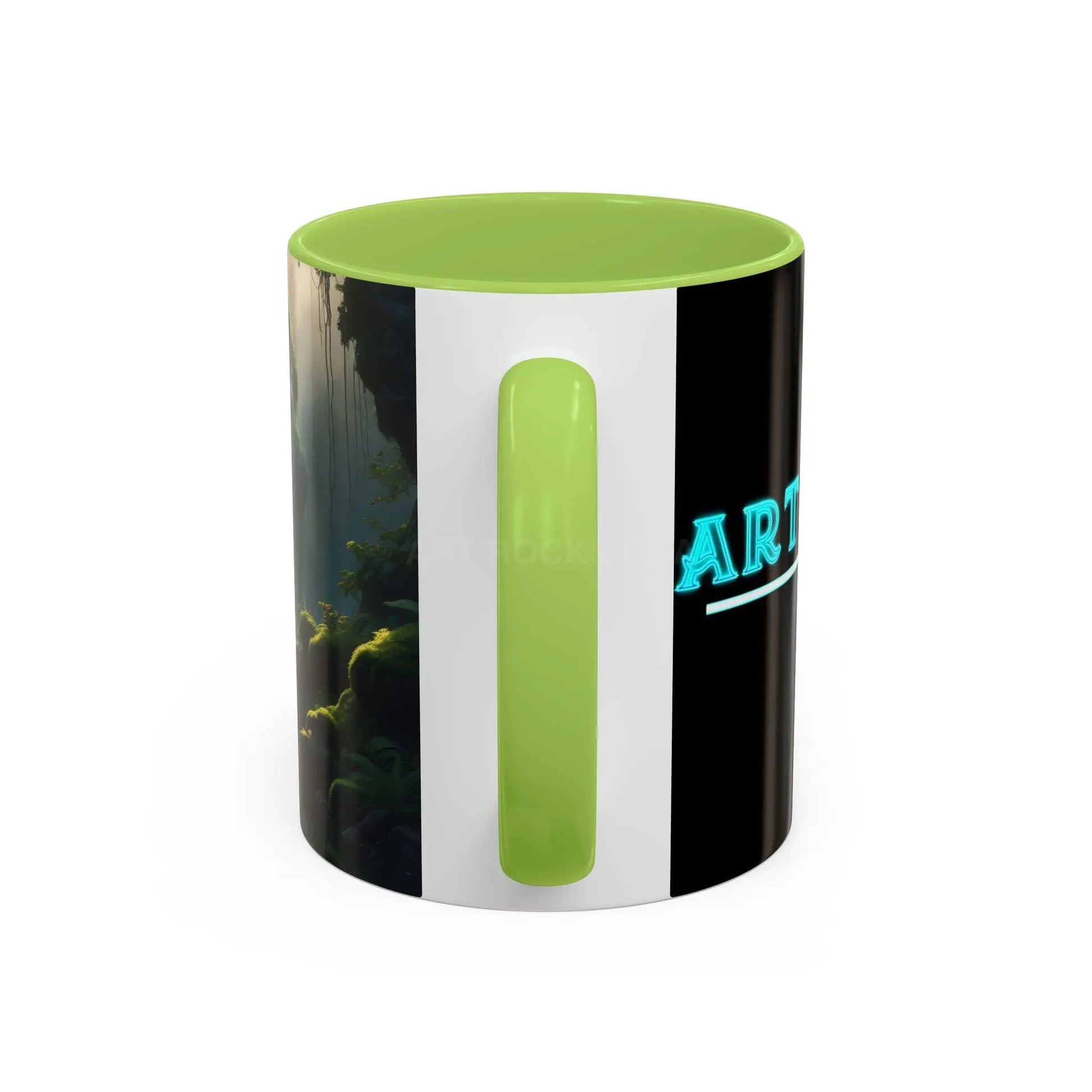 Waterfall Accent Coffee Mug – Scenic Nature Art Mug (11/15oz) - Mug