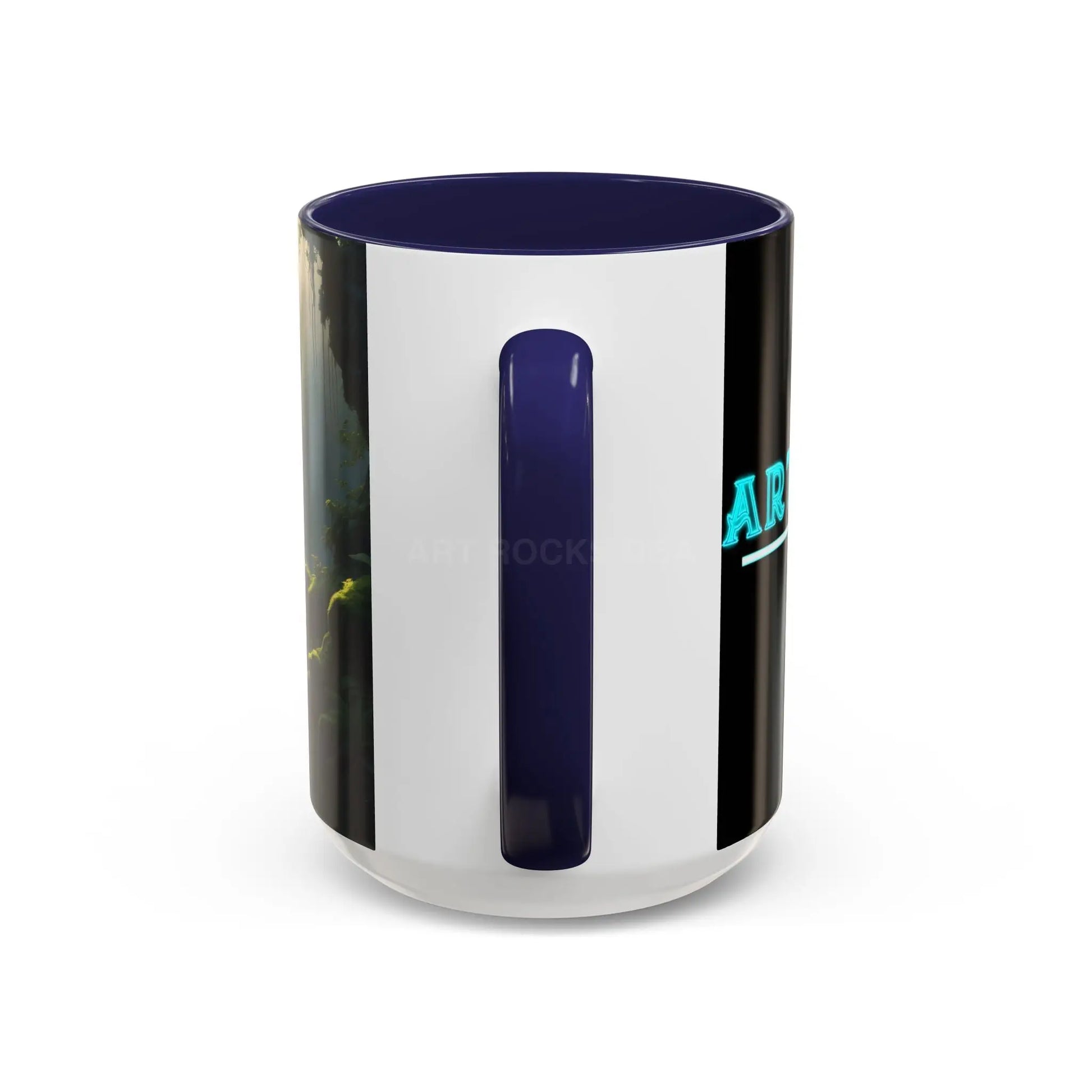 Waterfall Accent Coffee Mug – Scenic Nature Art Mug (11/15oz) - Mug