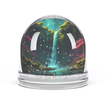Waterfall Fantasy Snow Globe — Magical Scenic Home Decor Gift - 3.5’’ × 3.4’’ - Home Decor