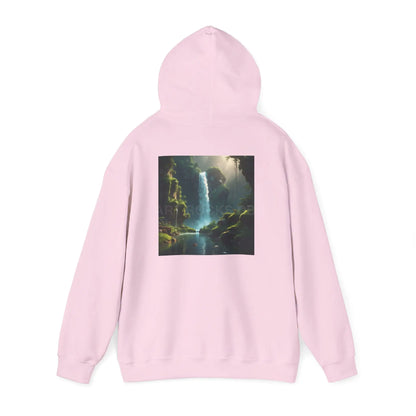 Waterfall Hooded Sweatshirt Relaxed Unisex Hoodie Trendy Sweatshirt Gift for Art Lovers Cozy Layering Nature Lover