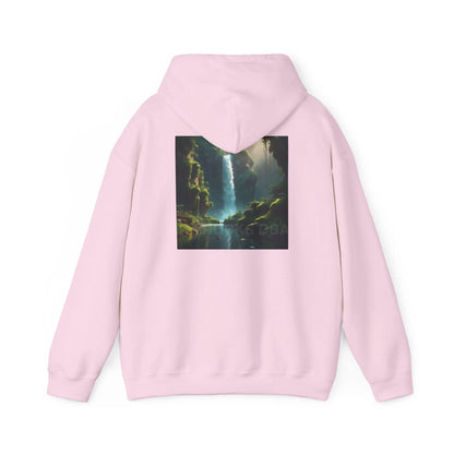 Waterfall Hooded Sweatshirt Relaxed Unisex Hoodie Trendy Sweatshirt Gift for Art Lovers Cozy Layering Nature Lover
