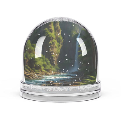 Waterfall Snow Globe – Scenic Nature Keepsake - 3.5’’ × 3.4’’ - Home Decor
