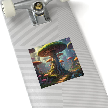 Whimsical Fairy Tale Mushroom Stickers Nature Decor Magical Art Indoor/Outdoor Use Playful Gifts - Paper products