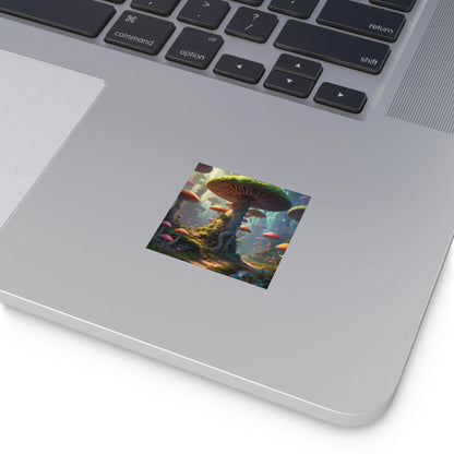 Whimsical Fairy Tale Mushroom Stickers Nature Decor Magical Art Indoor/Outdoor Use Playful Gifts - Paper products