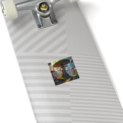 Whimsical Fairy Tale Mushroom Stickers Nature Decor Magical Art Indoor/Outdoor Use Playful Gifts - Paper products