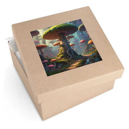 Whimsical Fairy Tale Mushroom Stickers Nature Decor Magical Art Indoor/Outdoor Use Playful Gifts - Paper products