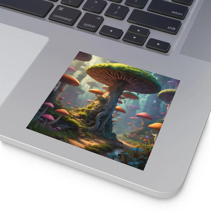 Whimsical Fairy Tale Mushroom Stickers Nature Decor Magical Art Indoor/Outdoor Use Playful Gifts - Paper products