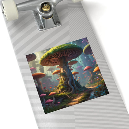 Whimsical Fairy Tale Mushroom Stickers Nature Decor Magical Art Indoor/Outdoor Use Playful Gifts - Paper products