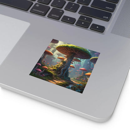 Whimsical Fairy Tale Mushroom Stickers Nature Decor Magical Art Indoor/Outdoor Use Playful Gifts - Paper products