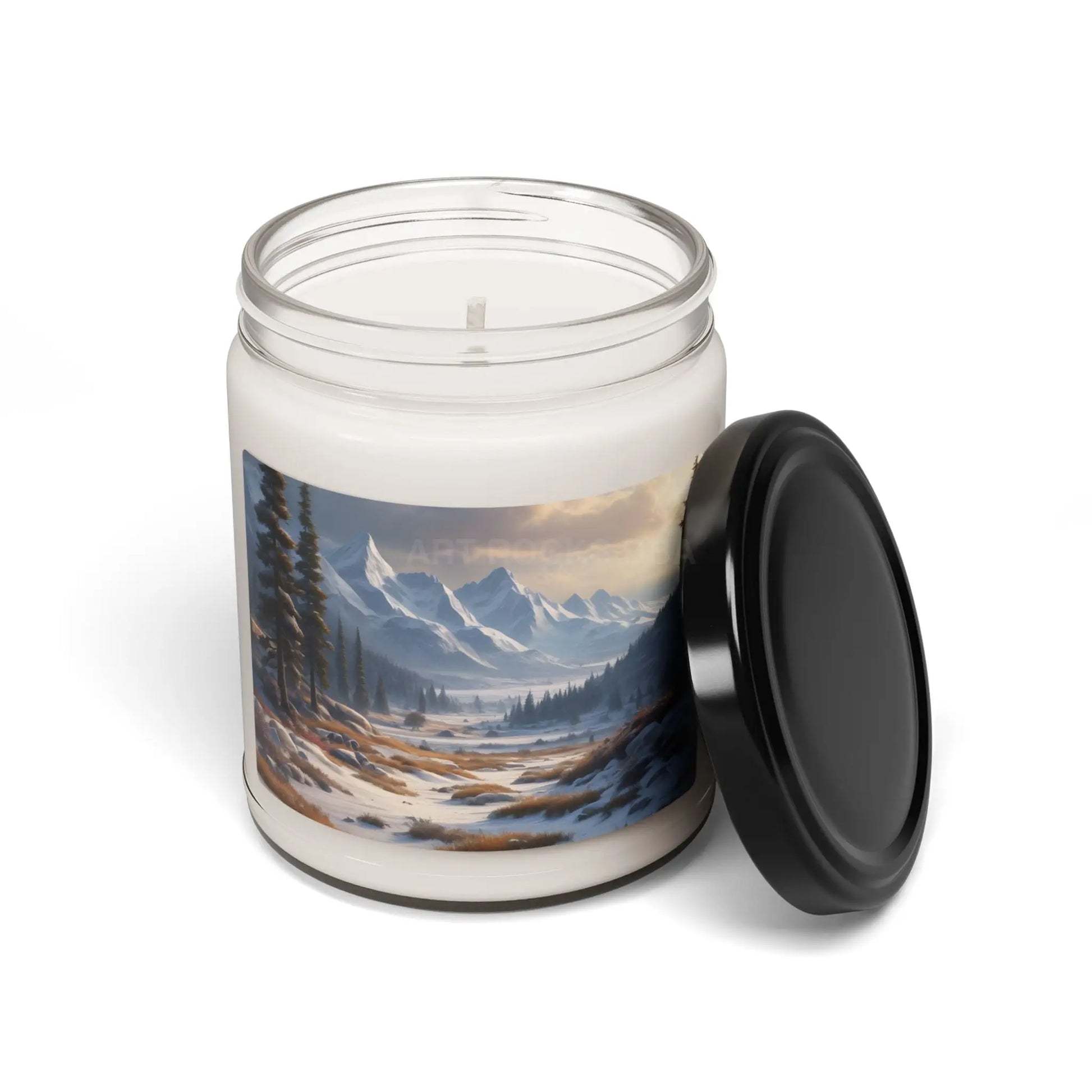 Winter Mountain Escape Scented Soy Candle Nature-Inspired Decor Eco-Friendly Gift Relaxation Home Fragrance Gift