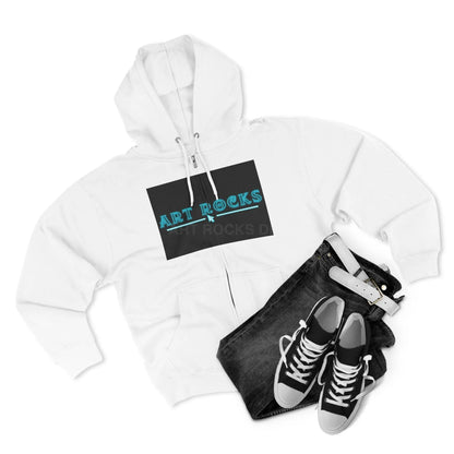 Winter Mountain Lake Zip-Up Sweatshirt - Hoodie