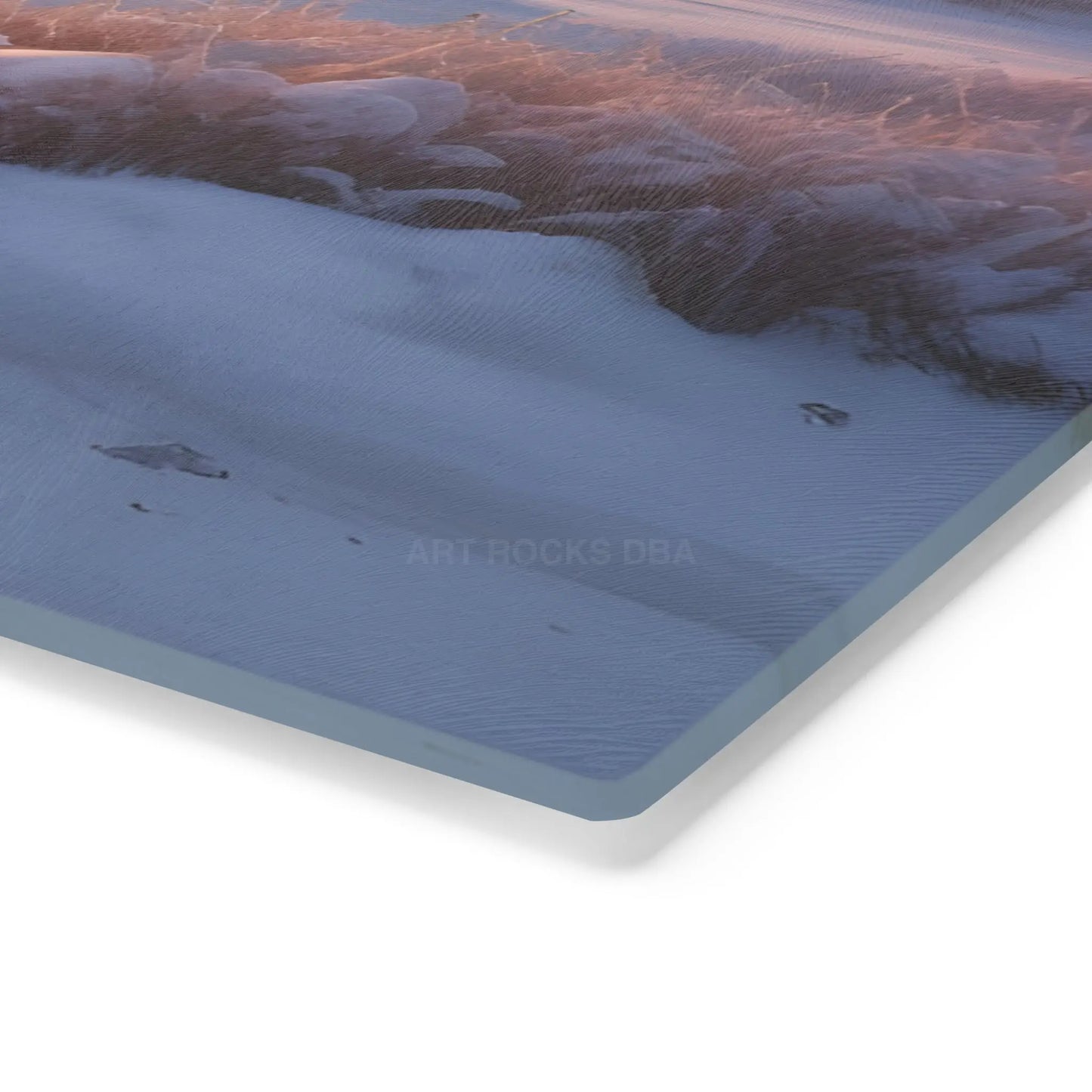 Winter Sunrise Cutting Board — Scenic Snowy Mountain Kitchen Board - Home Decor