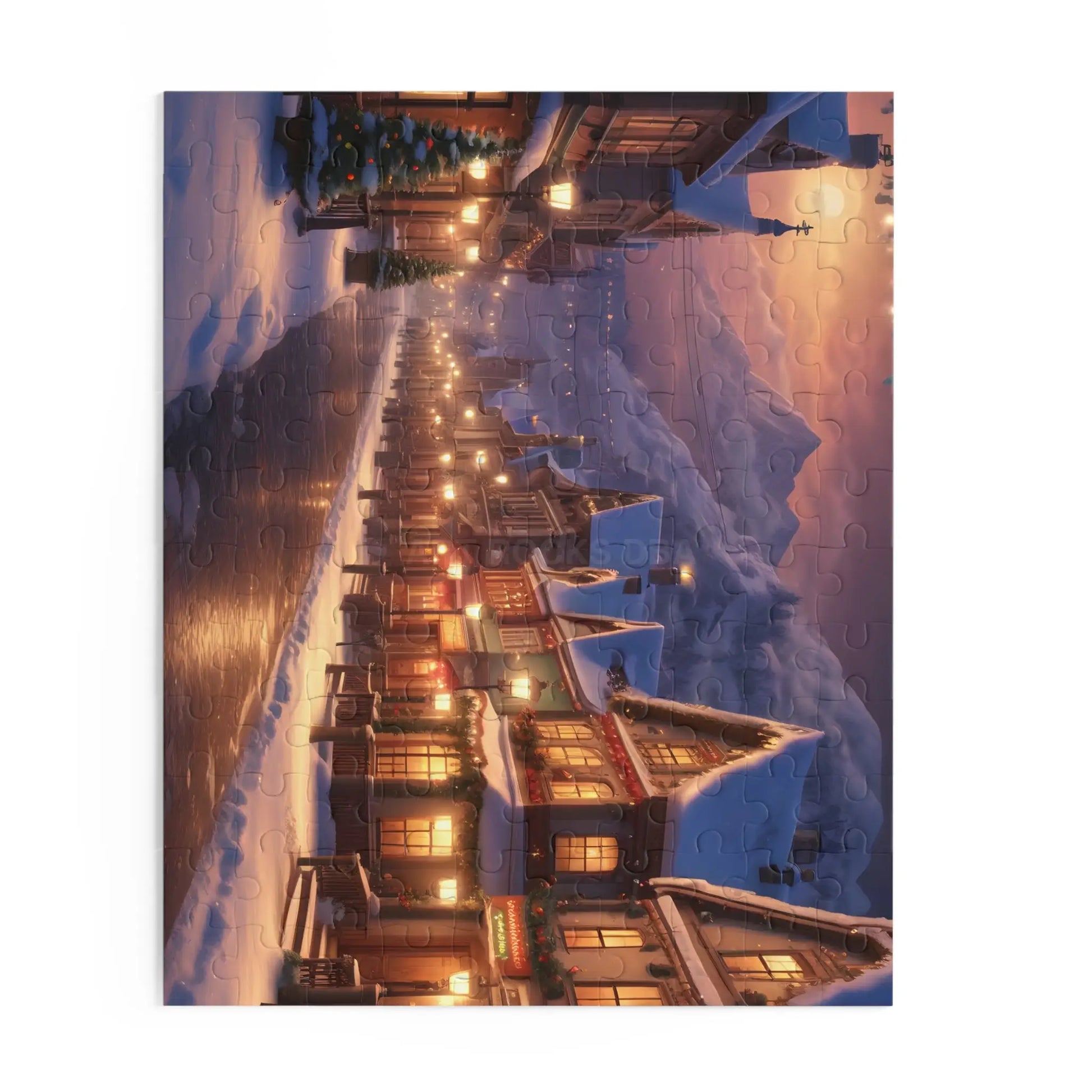 Winter Village Puzzle — Jigsaw (120/252/500 Pieces) - Puzzle